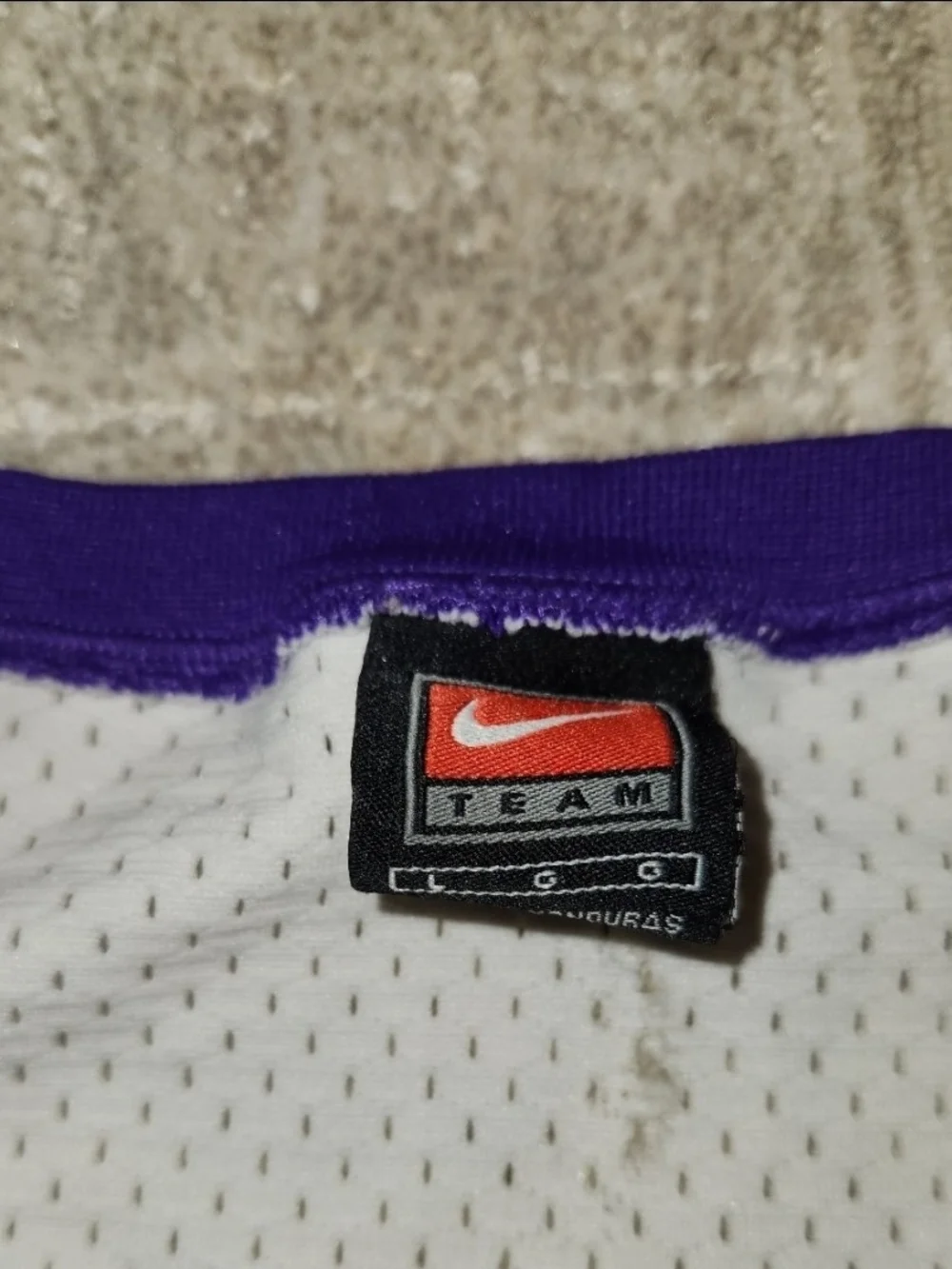 Vince Carter Toronto Raptors Nike Team Apparel Embroidered Jersey Men's Size Lar